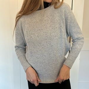 LOFT Light Gray Women's Crew Neck Sweater